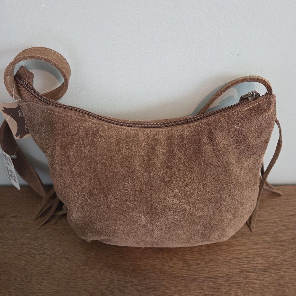 Gianni Suede Fringe Handbag - Picture 3 of 6